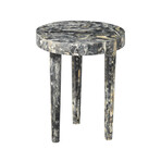 Ryder Black Resin Side Table // Large