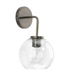 Knox Glass Wall Sconce // Gunmetal