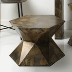 Crew Side Table // Acid Wash Metal