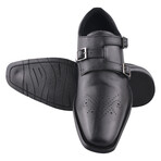 Chatwood // Genuine Leather Triple Monkstrap Dress Shoes // Black (US: 9.5)