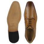 Donald // Eel Print Knitted Design Oxford // Tan (US: 10)