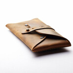 Multipurpose Envelope Case With Pocket // Antique Brown