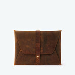 Ipad Clutch 9,7" // Antique Brown