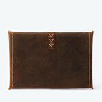 Macbook Clutch 12'' // Antique Brown