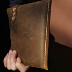 Ipad Clutch 9,7" // Antique Brown