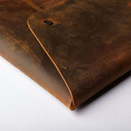 Macbook Clutch 12'' // Antique Brown