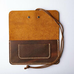 Single Sleeve Tobacco Case // Antique Brown