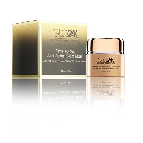 Timeless 24k Anti-Aging Gold Mask With 24k Gold, OxygenSkin + Vitamins C + E