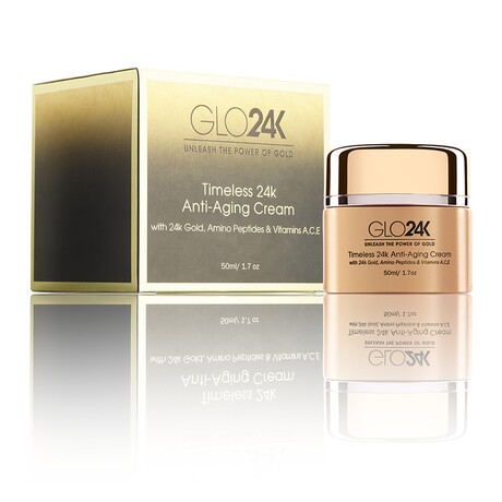 Timeless 24k Anti-Aging Cream With 24k Gold, Amino Peptides + Vitamins A, C, E