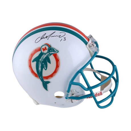 Dan Marino // Miami Dolphins // Signed Riddell Replica Throwback Helmet