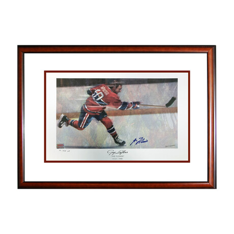 Guy Lafleur #10 of 1010 Limited Edition Signed Lithograph