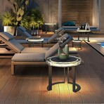 Outdoor Solar Power LED Garden Table // Large