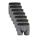 Set of 7 Boxer Briefs // Anthracite (S)