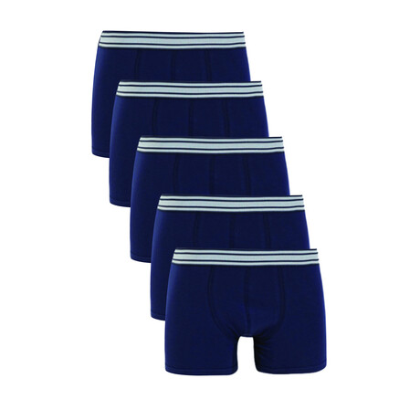 Set of 5 Boxer Briefs // Navy (S)