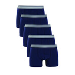 Set of 5 Boxer Briefs // Navy (2XL)