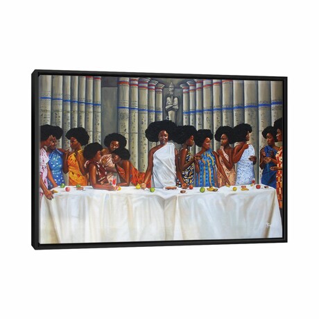 The Last Supper by Aluu Prosper (18"H x 26"W x 1.5"D)