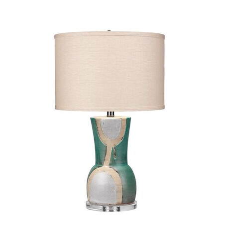 Morgana Ceramic Table Lamp with Linen Shade