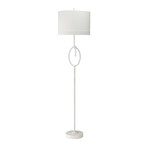 Muriel 1-Light Floor Lamp // White