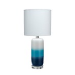 Azure Ceramic Table Lamp // Blue