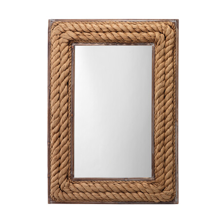 Darya Rectangle Jute Wall Mirror