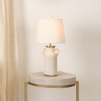 Marnie Ceramic Table Lamp // Cream