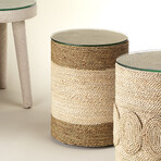 Marine Seagrass Side Table