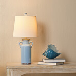 Marnie Ceramic Table Lamp // Light Blue