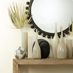 Cordelia Porcelain Decorative Sphere // Black