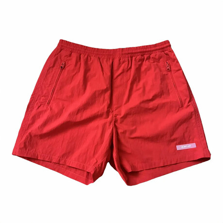 Helmut Lang Men's Airy Swim Short // Fiery Red (XS)