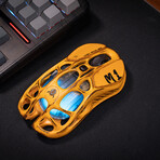 GravaStar Mercury M1 Pro Wireless Gaming Mouse + 4K Dongle // Battle-Worn Yellow