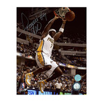 Jermaine O'Neal Indiana Autographed Basketball 8x10 Photo