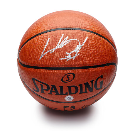 Charles Oakley Autographed Spalding I/O Basketball