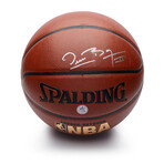 Muggsy Bogues Autographed I/O Spalding Basketball