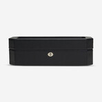 Windsor Vegan Leather 5-Piece Watch Box // Black // 458303