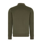 Polo Sweatshirt // Dark Khaki (S)