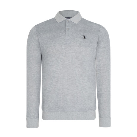 Polo Sweatshirt // Gray (S)