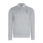 Polo Sweatshirt // Gray (S)