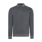 Polo Sweatshirt // Dark Anthracite (S)