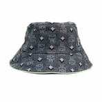 Monogram Canvas Bucket Hat // Dark Grey