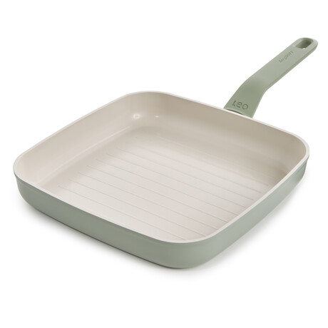 BergHOFF Balance Nonstick Ceramic Grill Pan 10" // Recycled Aluminum // Sage