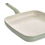 BergHOFF Balance Nonstick Ceramic Grill Pan 11" // Recycled Aluminum // Sage