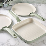 BergHOFF Balance Nonstick Ceramic Omelet pan 10" // Recycled Aluminum // Sage