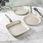 BergHOFF Balance Nonstick Ceramic Omelet pan 10" // Recycled Aluminum // Sage