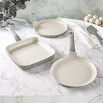 BergHOFF Balance Nonstick Ceramic Omelet pan 10" // Recycled Aluminum // Moonmist