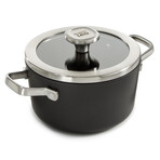 BergHOFF Graphite Nonstick Ceramic 8" Stockpot 3.3qt. With Glass Lid // Sustainable Recycled Material