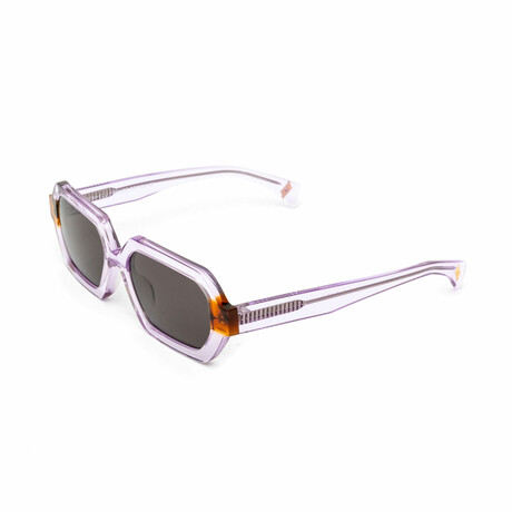 Women's // Wild Paradise Acetate Sunglasses // Lilac & Havana + Solid Gray