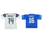 DK Metcalf Signed Seahawks Jersey  & Tyler Lockett Signed Seahawks Jersey