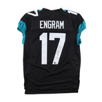 Calvin Ridley Signed  Jaguars Jersey, Calvin Ridley Signed Jaguars Eclipse Alternate Speed Mini Helmet, Evan Engram Signed Jaguars Jersey, & Christian Kirk Signed  Jaguars Jersey