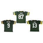 Romeo Doubs Signed Packers Jersey (OKAuthentics), Christian Watson Signed Packers Jersey, & Dontayvion Wicks Signed Packers Jersey