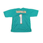 Tua Tagovailoa Signed Dolphins Jersey  & Tyreek Hill Signed Dolphins Jersey